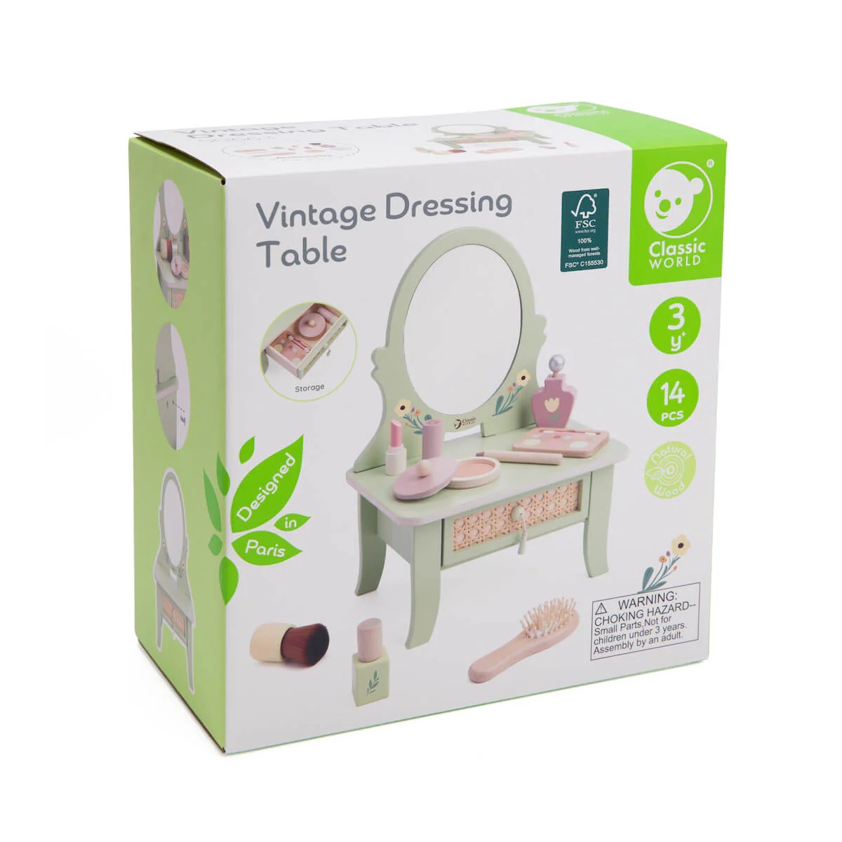 Tocador infantil Vintage de Madera - Imagen 10