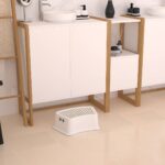 Escalón de baño infantil topos verde musgo - Imagen 2