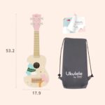 Ukelele Iris Rosa de Madera Classic World - Imagen 3