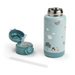 Botella Térmica con Pajita Tiny Farm Azul 340ml - Imagen 9