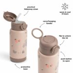 Botella Térmica con Pajita Tiny Farm Rosa 340ml - Imagen 8