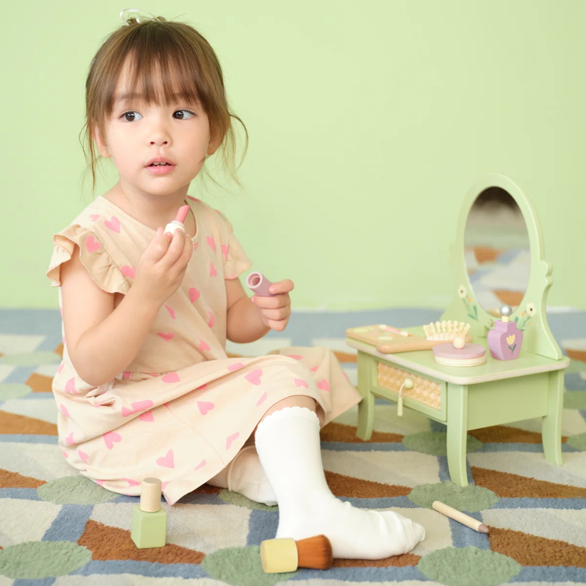 Tocador infantil Vintage de Madera - Imagen 3