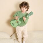 Guitarra Vintage de Madera Verde Classic World - Imagen 2