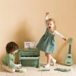 Set Musical Vintage de Madera para Niños - Imagen 2