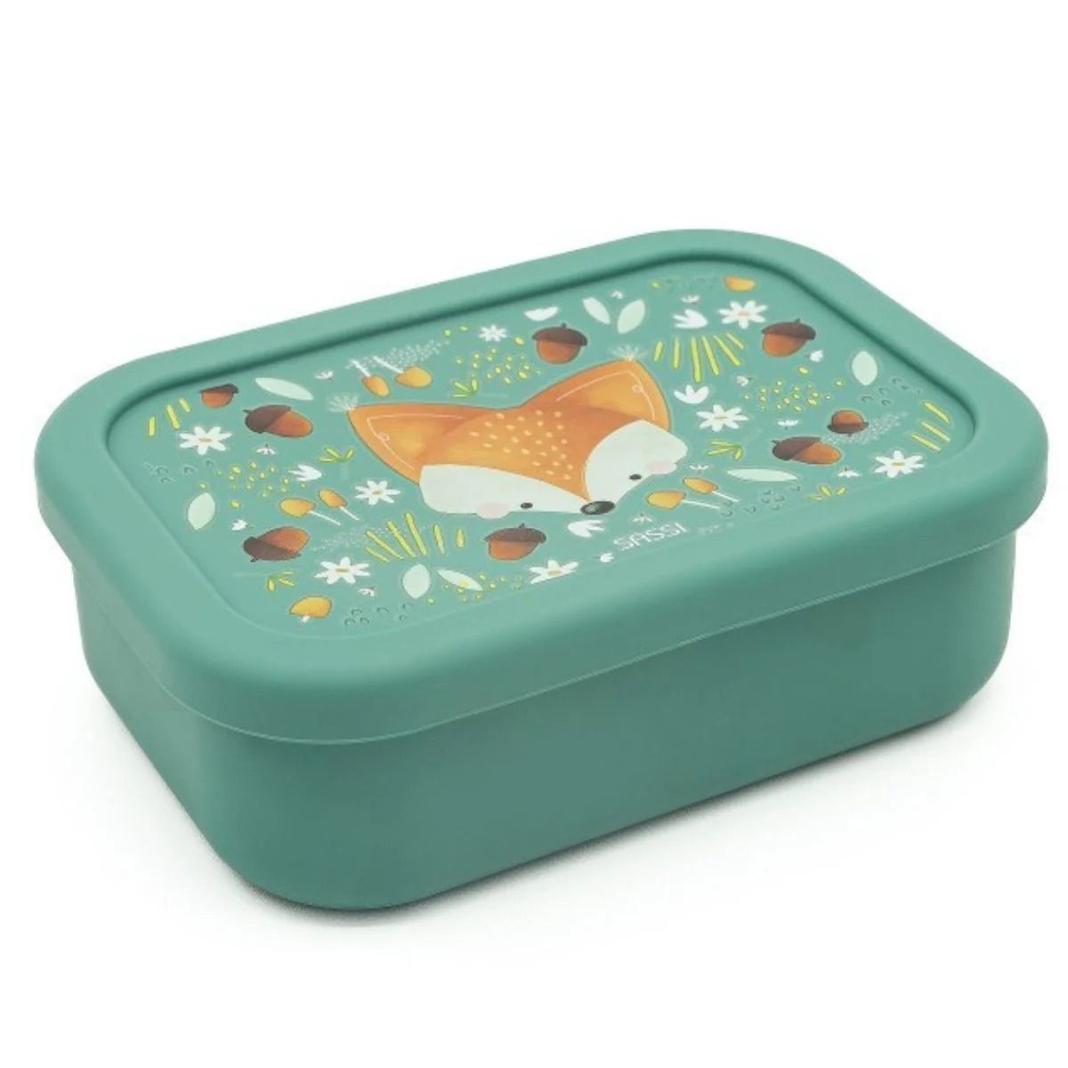 Diseño sin título (1) Caja de Almuerzo de Silicona Zorro de Sassi - Imagen 1