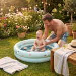 Piscina hinchable infantil 100cm. Lighthouse de Miniland - Imagen 2