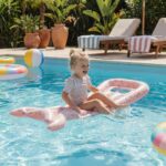 Colchoneta Hinchable Cola de Sirena Little Dutch - Imagen 2