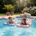 Colchoneta Hinchable Cola de Ballena Little Dutch - Imagen 7