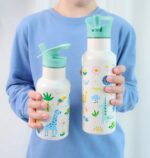 Botella Infantil de Acero Inoxidable XL Jungla - A Little Lovely Company - Imagen 2
