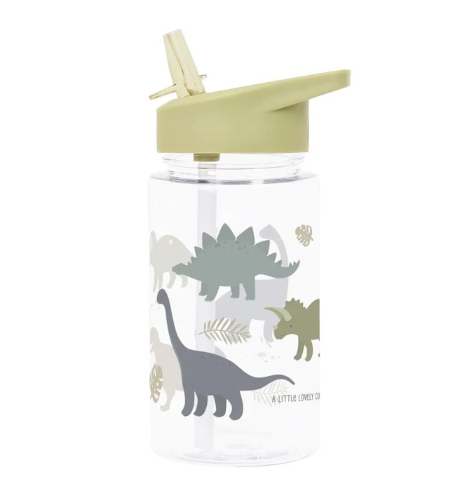 imgi_117_dbdigr33-lr-1-drink-bottle-dinosaurs Botella Infantil de Tritán con Pajita Dinos - A Little Lovely Company - Imagen 1