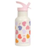 Botella Infantil de Acero Inoxidable Corazones - A Little Lovely Company