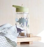 Botella Infantil de Tritán con Pajita Dinos - A Little Lovely Company - Imagen 3