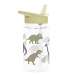 Botella Infantil de Tritán con Pajita Dinos - A Little Lovely Company - Imagen 4
