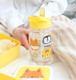 Botella Infantil de Tritán con Pajita Animales - A Little Lovely Company - Imagen 3