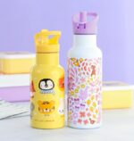 Botella Infantil de Acero Inoxidable Animales - A Little Lovely Company - Imagen 5