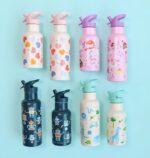 Botella Infantil de Acero Inoxidable Robots - A Little Lovely Company - Imagen 5