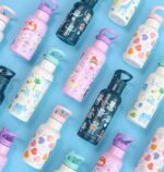 Botella Infantil de Acero Inoxidable XL Robots - A Little Lovely Company - Imagen 5