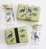 Botella Infantil de Tritán con Pajita Dinos - A Little Lovely Company - Imagen 2