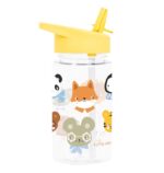 Botella Infantil de Tritán con Pajita Animales - A Little Lovely Company - Imagen 7