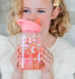 Botella Infantil de Tritán con Pajita Fun - A Little Lovely Company - Imagen 3