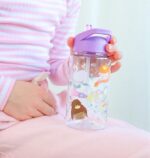 Botella Infantil de Tritán con Pajita Princesas - A Little Lovely Company - Imagen 2