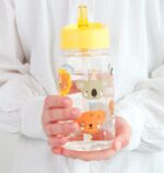 Botella Infantil de Tritán con Pajita Animales - A Little Lovely Company - Imagen 6