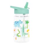 Botella Infantil de Tritán con Pajita Jungla - A Little Lovely Company - Imagen 6