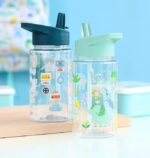 Botella Infantil de Tritán con Pajita Jungla - A Little Lovely Company - Imagen 4
