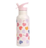 Botella Infantil de Acero Inoxidable XL Corazones - A Little Lovely Company