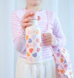 Botella Infantil de Acero Inoxidable XL Corazones - A Little Lovely Company - Imagen 2