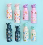 Botella Infantil de Acero Inoxidable XL Corazones - A Little Lovely Company - Imagen 5