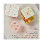 Set de 3 Fiambreras Infantiles para Snacks Butterfly de Miniland - Imagen 4