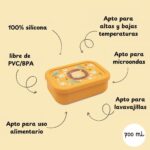 Caja de Almuerzo de Silicona León de Sassi - Imagen 5