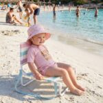 Silla de playa plegable infantil Rayas multicolor - Imagen 6