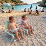Silla de playa plegable infantil Rayas multicolor - Imagen 12