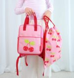 Mochila Infantil Pequeña Cerezas - A Little Lovely Company - Imagen 2