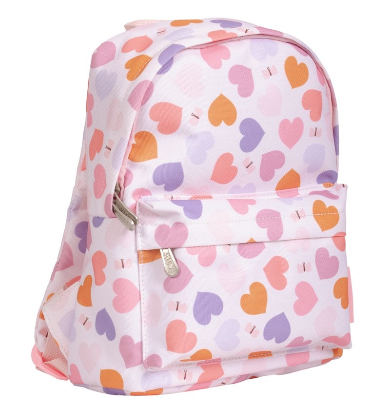 imgi_2_T8KY00019906-02 Mochila infantil Corazones - A Little Lovely Company - Imagen 1