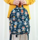 Mochila infantil Robots - A Little Lovely Company - Imagen 3