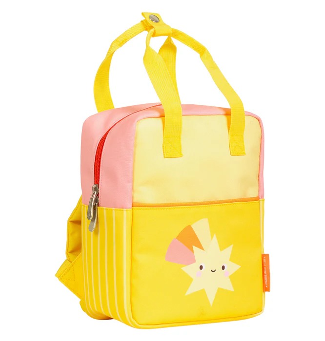 imgi_98_BPSSYE99-LR-2-Little-square-backpack-Shooting-star Mochila Infantil Pequeña Estrella - A Little Lovely Company - Imagen 1