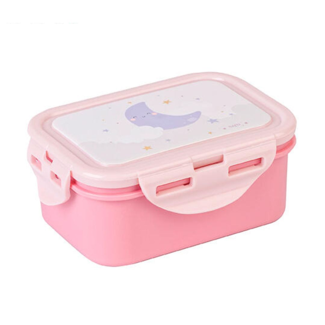 CAJA ALIMENTOS SARO (1) Cajita para alimentos mediana rosa - Imagen 1