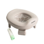 Orinal Plegable y Reductor de WC 2 en 1 Taupe Olmitos
