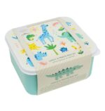Set de 4 cajitas para alimentos Jungla - A little Lovely Company - Imagen 7