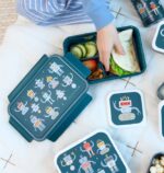 Fiambrera para alimentos Bento Robots - A little Lovely Company - Imagen 2