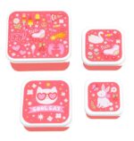 Set de 4 cajitas para alimentos Fun - A little Lovely Company
