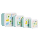 Set de 4 cajitas para alimentos Jungla - A little Lovely Company - Imagen 5