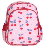 Mochila infantil  con bolsillo térmico cerezas - A Little Lovely Company - Imagen 4