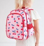Mochila infantil  con bolsillo térmico cerezas - A Little Lovely Company - Imagen 2