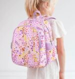 Mochila infantil  con bolsillo térmico flores - A Little Lovely Company - Imagen 2