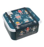 Set de 4 cajitas para alimentos Robots - A little Lovely Company - Imagen 6