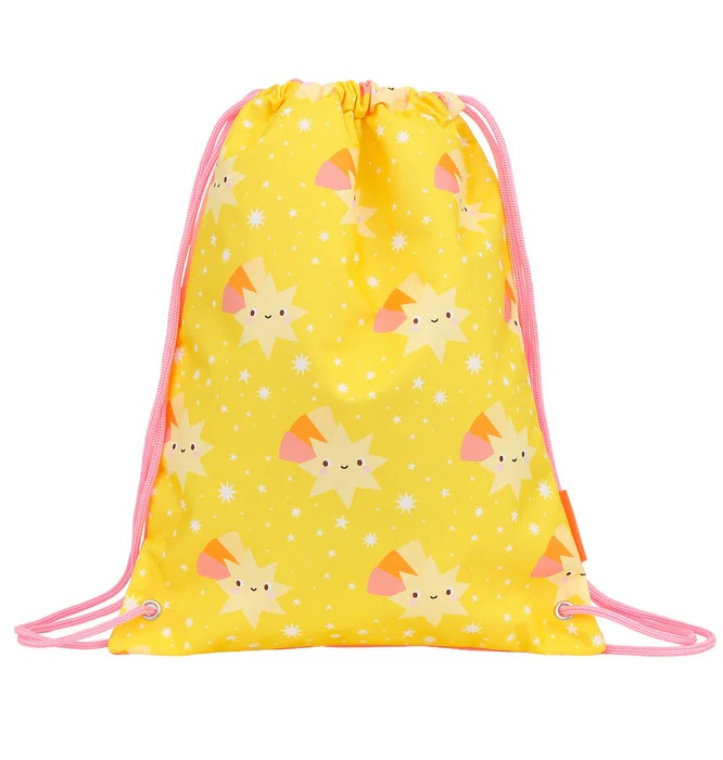 imgi_132_DRSSYE16-LR-1-Drawstring-bag-Shooting-star Bolsa multiusos estrellas- A little Lovely Company - Imagen 1
